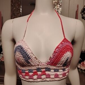 Handmade Multicolor Crochet Kids Accessory